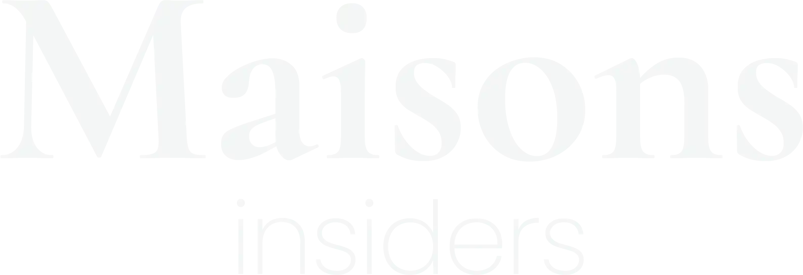 Logo du site Maisons Insiders